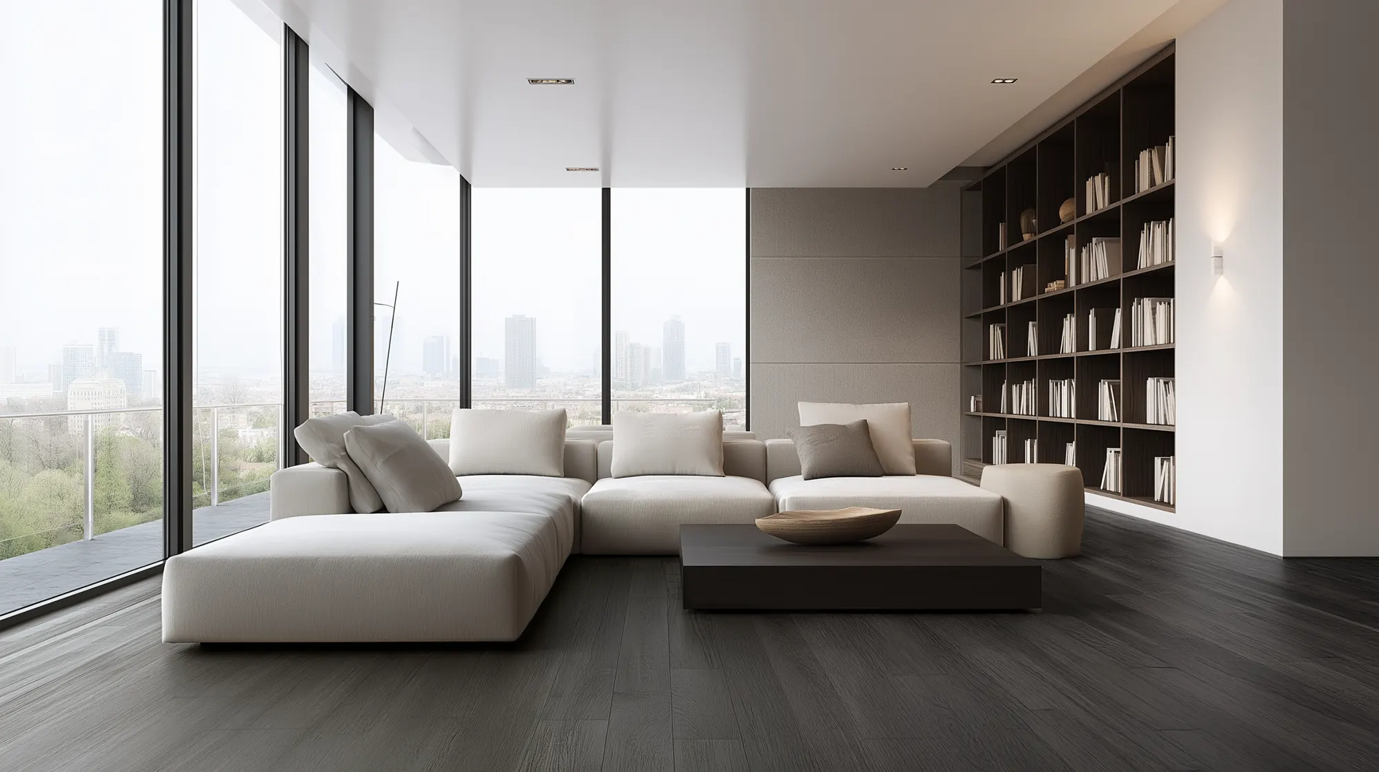 Tecoflor Twood 0123 SPC parke uygulanmış oturma alanı