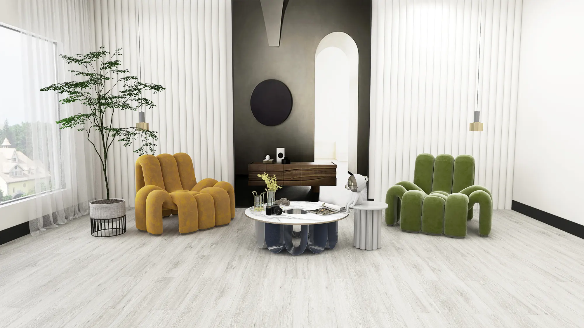 Twood 0106 dekorunun mekânda görünümü